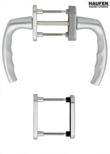 Πόμολα HAUFEN 522 Atlanta Silver #0335