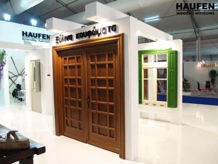 Ξύλινες εξώπορτες HAUFEN #0202