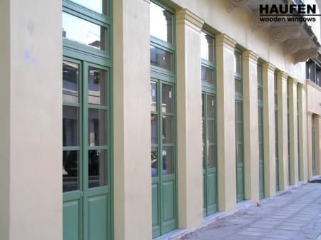 Ξύλινες μπαλκονόπορτες HAUFEN #0412
