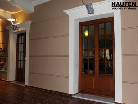 Ξύλινες μπαλκονόπορτες HAUFEN #0415