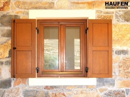 Ξύλινα παράθυρα HAUFEN #0530