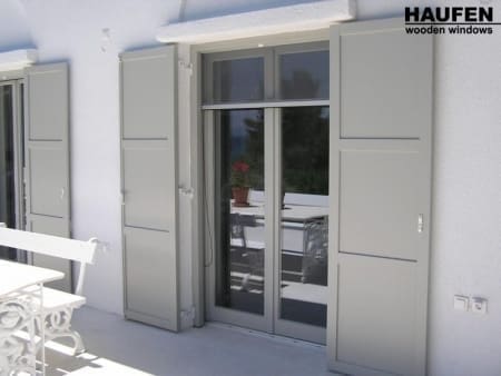 Ξύλινες μπαλκονόπορτες HAUFEN #0418