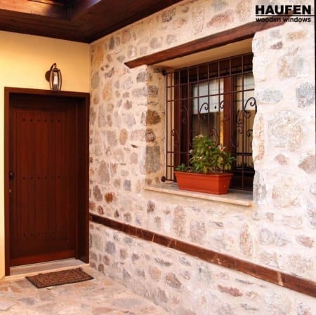 Ξύλινες εξώπορτες HAUFEN #0166