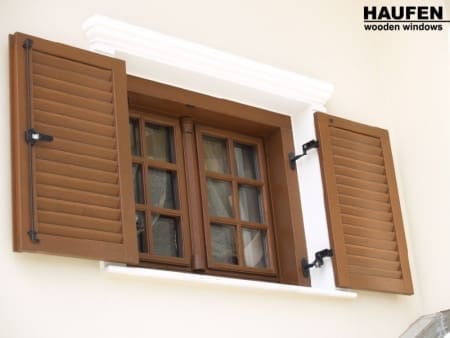 Ξύλινα παράθυρα HAUFEN #0562