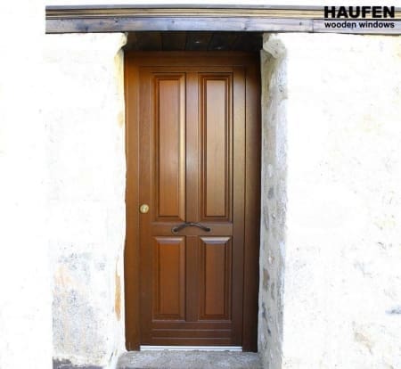 Ξύλινες εξώπορτες HAUFEN #0127