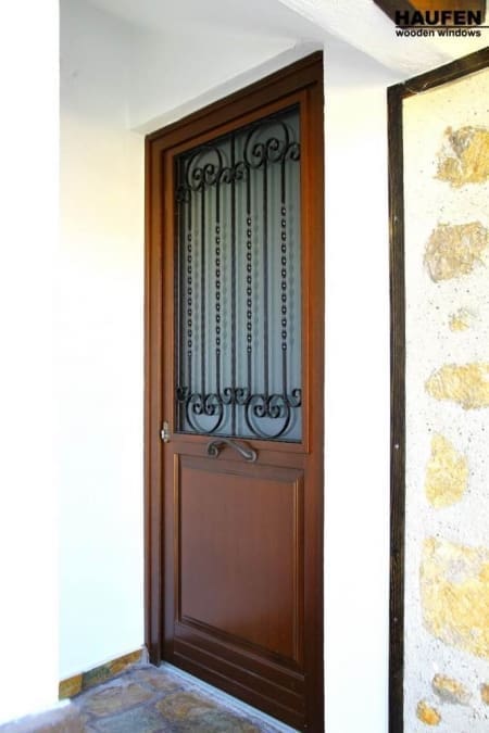 Ξύλινες εξώπορτες HAUFEN #0125
