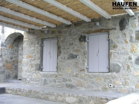 Ξύλινα παράθυρα HAUFEN #0573