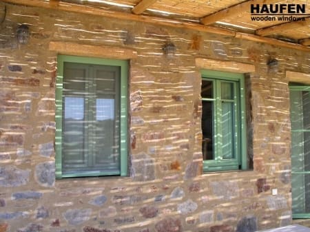 Ξύλινα παράθυρα HAUFEN #0576