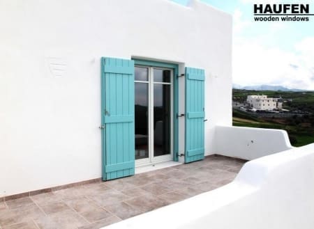 Ξύλινες μπαλκονόπορτες HAUFEN #0430