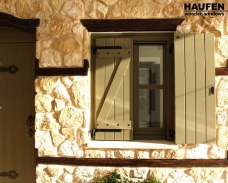 Ξύλινα παράθυρα HAUFEN #0589
