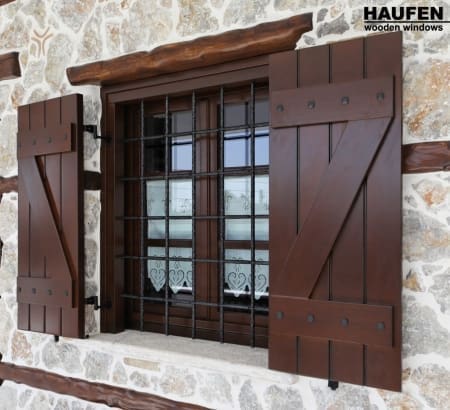 Ξύλινα παράθυρα HAUFEN #0597