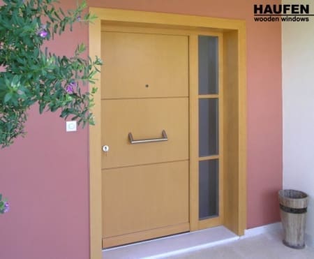 Ξύλινες εξώπορτες HAUFEN #0052